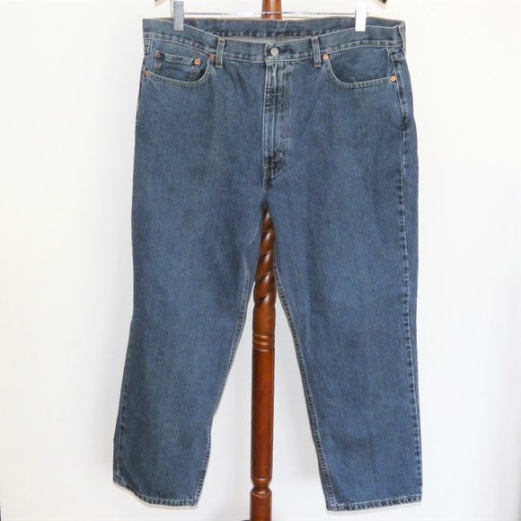 Levi's 550 Relaxed Tapered Denim Jeans 42 x 30 - Picture 2 of 8